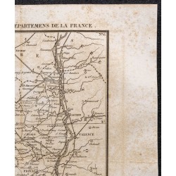 Gravure de 1839 - Carte de l'Ardèche - 3