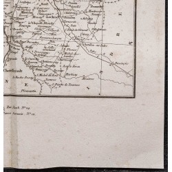Gravure de 1839 - Carte d'Indre et Loire - 5