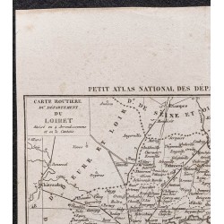 Gravure de 1839 - Carte du Loiret - 2