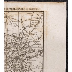 Gravure de 1839 - Carte de Seine et Oise - 3
