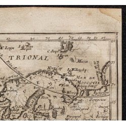 Gravure de 1749 - Carte de l'Europe - 3