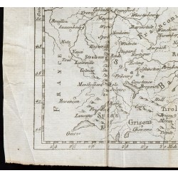 Gravure de 1803 - Carte de l'Allemagne - 4