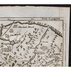 Gravure de 1749 - Carte la Russie - 3