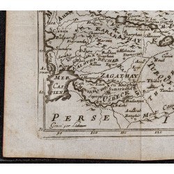 Gravure de 1749 - Carte la Russie - 4