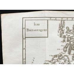 Gravure de 1803 - Carte des Îles Britanniques - 2