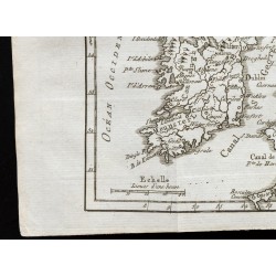 Gravure de 1803 - Carte des Îles Britanniques - 4