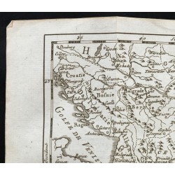 Gravure de 1803 - Carte de la Turquie européenne - 2