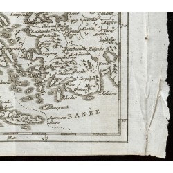 Gravure de 1803 - Carte de la Turquie européenne - 5