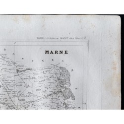Gravure de 1833 - Département de la Marne - 3