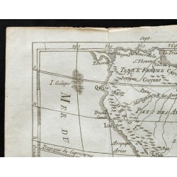 Gravure de 1803 - Carte de l'Amérique du sud - 2