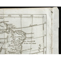 Gravure de 1803 - Carte de l'Amérique du sud - 3