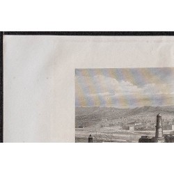 Gravure de 1862 - Vue de Marseille - 2