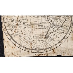 Gravure de 1768 - Mappemonde de Peter Meijer - 4
