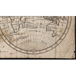 Gravure de 1768 - Mappemonde de Peter Meijer - 5