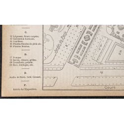 Gravure de 1887 - Exposition de la société nationale d'horticulture - 4