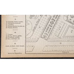 Gravure de 1887 - Exposition de la société nationale d'horticulture - 4