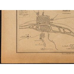 Gravure de 1896 - Évolution de Paris - 4