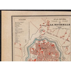 Gravure de 1896 - La Rochelle & Rochefort - 2