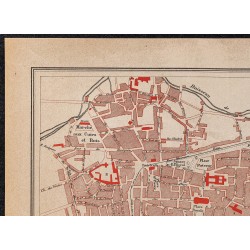 Gravure de 1896 - Plan de Clermont-Ferrand - 2