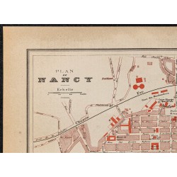 Gravure de 1896 - Plan de Nancy - 2