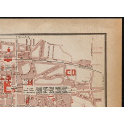 Gravure de 1896 - Plan de Nancy - 3