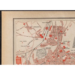 Gravure de 1896 - Plan de Saint-Étienne - 2