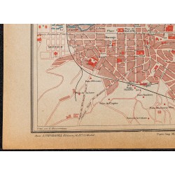 Gravure de 1896 - Plan de Saint-Étienne - 3