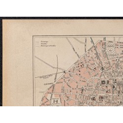 Gravure de 1896 - Plan de Bordeaux - 2