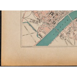 Gravure de 1896 - Plan de Bordeaux - 4