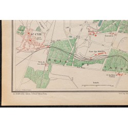 Gravure de 1896 - Plan de Versailles - 4