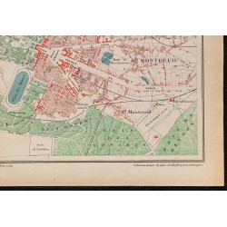 Gravure de 1896 - Plan de Versailles - 5