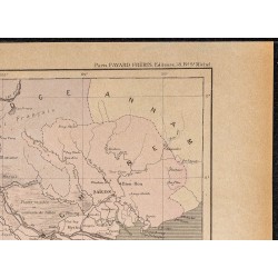 Gravure de 1896 - Cochinchine et Cambodge - 3