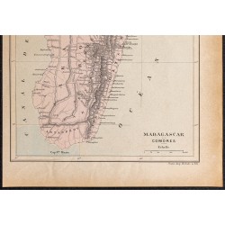 Gravure de 1896 - Madagascar et Comores - 3