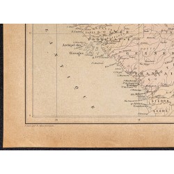 Gravure de 1896 - Carte du Sénégal et Mali - 4