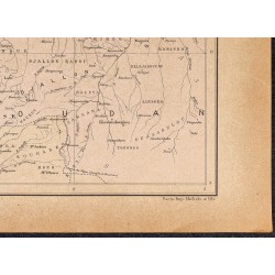 Gravure de 1896 - Carte du Sénégal et Mali - 5