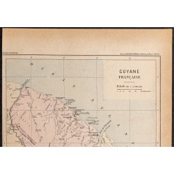 Gravure de 1896 - Guyane Française - 2