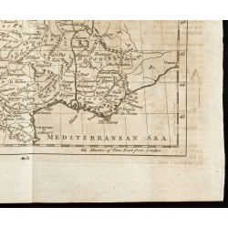 Gravure de 1770 - de la France - 5