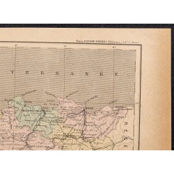 Gravure de 1896 - Carte du Département de Constantine - 3