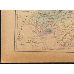 Gravure de 1896 - Carte du Département de Constantine - 4