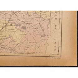 Gravure de 1896 - Carte du Département de Constantine - 5