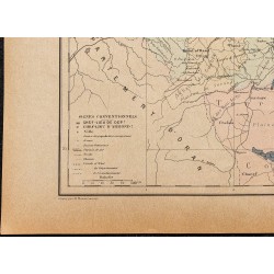 Gravure de 1896 - Carte du Département d'Alger - 4
