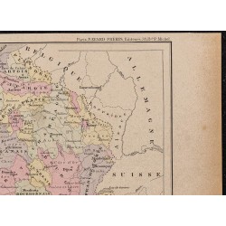 Gravure de 1896 - Formation territoriale de la France - 3