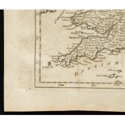 Gravure de 1770 - de l'Anglterre - 4