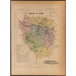 Gravure de 1896ca - Yvelines (Département) - 1