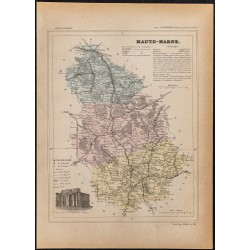 Gravure de 1896ca - Haute-Marne (Département) - 1