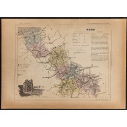 Gravure de 1896ca - Nord (Département) - 1