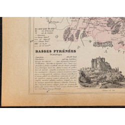 Gravure de 1896ca - Pyrénées-Atlantiques (Département) - 4