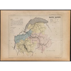 Gravure de 1896ca - Haute-Savoie (Département) - 1