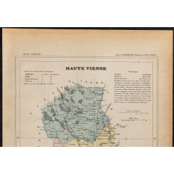 Gravure de 1896ca - Haute-Vienne (Département) - 2
