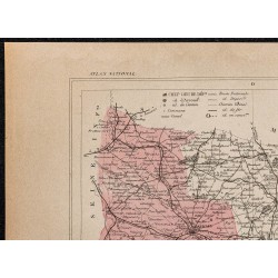 Gravure de 1896ca - Oise (Département) - 2